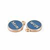 Alloy Enamel Charms ENAM-T016-11C-RS-3