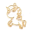 Zinc Alloy Open Back Bezel Pendants PALLOY-G274-17G-1