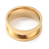 201 Stainless Steel Grooved Finger Ring RJEW-WH0004-32B-G-2