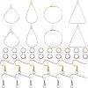 Unicraftale Big Wire Wrap Geometry Dangle Earring DIY Making Kit DIY-UN0003-02-1