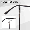 2Pcs 2 Styles Cowhide Neck Strap for Eyeglasses AJEW-CL0004-76B-6