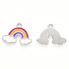 Alloy Enamel Pendants ENAM-N054-011B-P-2