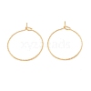 Ion Plating(IP) 316 Surgical Stainless Steel Hoop Earrings Findings STAS-D183-02G-01-1