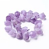 Natural Lavender Jade Beads Strands G-P434-13-1