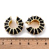 Brass Cuff Earrings for Women EJEW-A115-01G-01-3