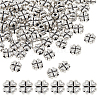 100Pcs Tibetan Style Zinc Alloy Beads TIBEB-DC0001-13-1