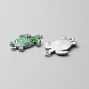Zinc Alloy Enamel Connector Charms FIND-WH0136-19B-2