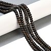 Natural Bronzite Beads Strands G-G084-C13-02-2