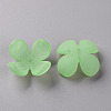 Frosted Acrylic Bead Caps MACR-S371-06A-733-2