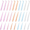 60Pcs 15 Styles PP Plastic Tweezers DIY-BBC0002-64-1