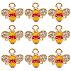 40Pcs Alloy Enamel Charms ENAM-SC0005-55-1