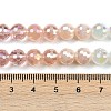 Electroplate Glass Beads Strands EGLA-B011-05A-8mm-4