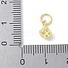 925 Sterling Silver Dice Charms STER-M093-02G-3