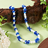 1Strand Handmade Lampwork Beads Strands LAMP-TA0001-84D-3