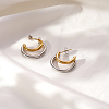 304 Stainless Steel Stud Earrings for Women DQ1821-1