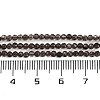 Natural Smoky Quartz Beads Strands X-G-P553-G05-01-5