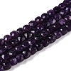 Natural Lepidolite Beads Strands G-N342-128-1-1