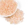 Baking Paint Transparent Glass Beads DGLA-T004-08H-3