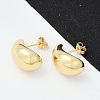 Rack Plating Brass Teardrop Stud Earrings EJWE-Q766-03G-4