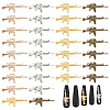 CRASPIRE 40Pcs 4 Colors Zinc Alloy Pendants FIND-CP0001-23-1