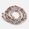 Electroplate Glass Beads Strands X-EGLA-A034-J10mm-N03-2