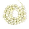 Anti-Tarnish Electroplate Glass Beads Strands GLAA-T025-8mm-13J-2