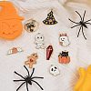 28Pcs 14 Styles Halloween Theme Alloy Enamel Pendants ENAM-SZ0001-63LG-4