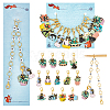 Knitting Row Counter Chains & Locking Stitch Markers Kits HJEW-AB00509-1