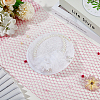 Polyester Birdcage Bridal Veil Netting with Chenille Dot AJEW-WH0471-103A-04-5