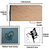 Square Wooden Stamps DIY-WH0546-004-2