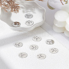 10Pcs 304 Stainless Steel Charms STAS-LP0003-19F-1