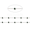 Glass Round Beaded Chains CHS-B003-04F-2