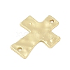 Alloy Textured Religion Cross Links Connector Charms FIND-Z127-01G-02-2