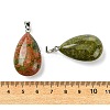 Natural Unakite Pendants GG-K002-09I-3