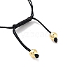 Handmade Lampwork Heart Bracelets BJEW-Q338-01-4