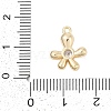 Brass Micro Pave Cubic Zirconia Pendants ZIRC-P122-03A-G-3