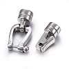 Tarnish Resistant 304 Stainless Steel Clasps STAS-E440-84P-3