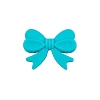 Bowknot Food Grade Silicone Beads PW-WG39907-09-1