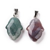 Natural & Synthetic Mixed Gemstone Pendants G-B041-03P-3