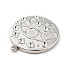 Tarnish Resistant 304 Stainless Steel Pendant Rhinestone Settings STAS-P312-16P-3