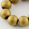 Non-magnetic Synthetic Hematite Beads G-Q933-8mm-07-2