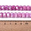 Anti-Tarnish Electroplate Glass Beads Strands GLAA-T025-10mm-11H-2