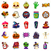 Non Repeating Halloween Cartoon Pumpkin Themed Stickers PW-WG4BCD8-01-4