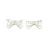 Natural White Shell Connector Charms SSHEL-N003-141-4