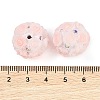 Acrylic Handmade Luminous Polymer Clay Rhinestone Beads CLAY-H003-07B-4