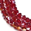 Transparent Electroplate Glass Beads Strands LS-GLAA-F029-2mm-A27-3