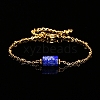 Natural Lapis Lazuli Link Bracelets PW-WG12151-06-1