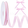 50 Yards Tartan Pattern Polyester Ribbon OCOR-CY0003-72B-1
