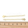 Rack Plating Brass Chain Extender FIND-T071-16G-01-3