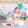 Polyester Hanging Banners Children Birthday AJEW-WH0190-032-6